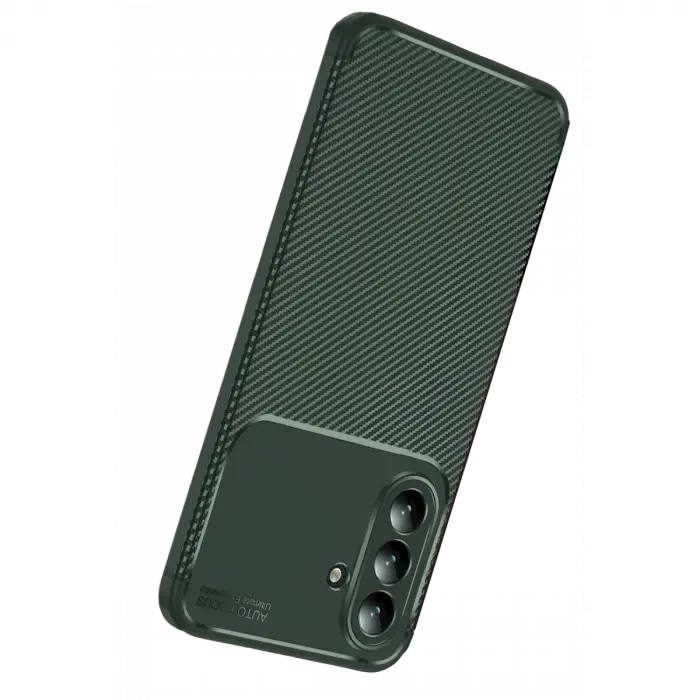 Samsung Galaxy S26 Auto Focus Karbon Kapak - Koyu Yeşil