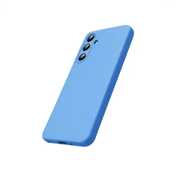 Samsung Galaxy S26 Nano İçi Kadife Silikon - Mavi