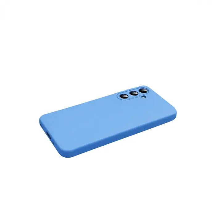 Samsung Galaxy S26 Nano İçi Kadife Silikon - Mavi