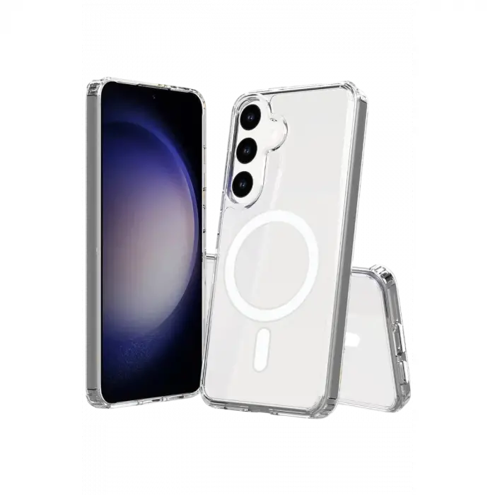 Samsung Galaxy S26 Plus Magneticsafe Şeffaf Silikon - Şeffaf