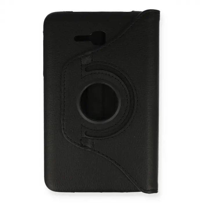 Samsung Galaxy T110 / T113 Tab 3 Lite 7 Kılıf 360 Tablet Deri Kılıf - Siyah