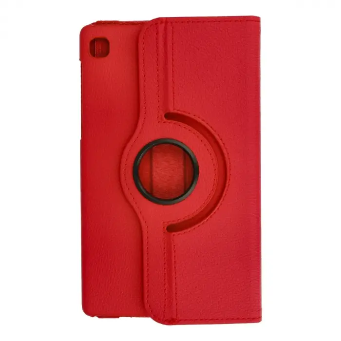 Samsung Galaxy T220 Tab A7 Lite 8.7 Kılıf 360 Tablet Deri Kılıf - Kırmızı