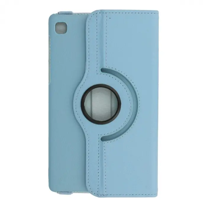 Samsung Galaxy T220 Tab A7 Lite 8.7 Kılıf 360 Tablet Deri Kılıf - Turkuaz