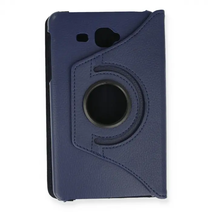 Samsung Galaxy T280 Tab A 7 Kılıf 360 Tablet Deri Kılıf - Lacivert