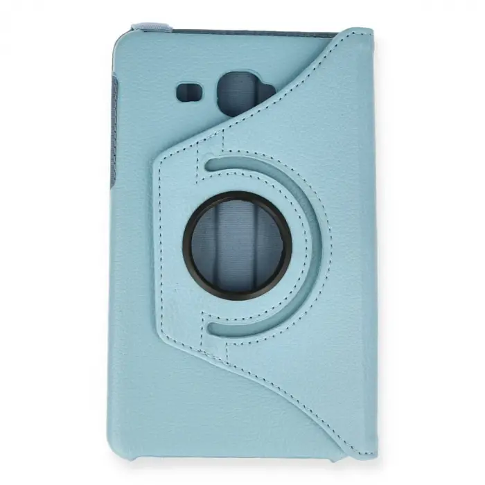 Samsung Galaxy T280 Tab A 7 Kılıf 360 Tablet Deri Kılıf - Turkuaz
