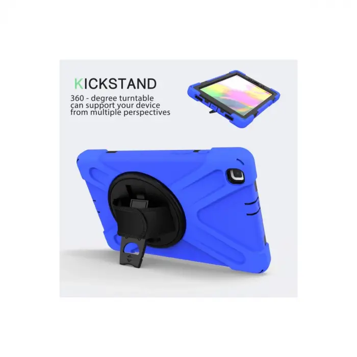 Samsung Galaxy T290 Tab A 8 Kılıf Amazing Tablet Kapak - Mavi