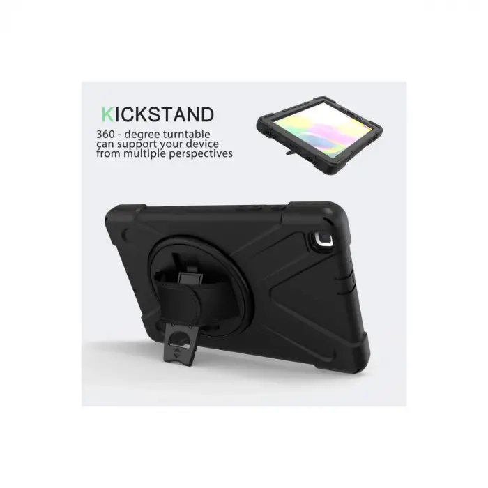 Samsung Galaxy T290 Tab A 8 Kılıf Amazing Tablet Kapak - Siyah