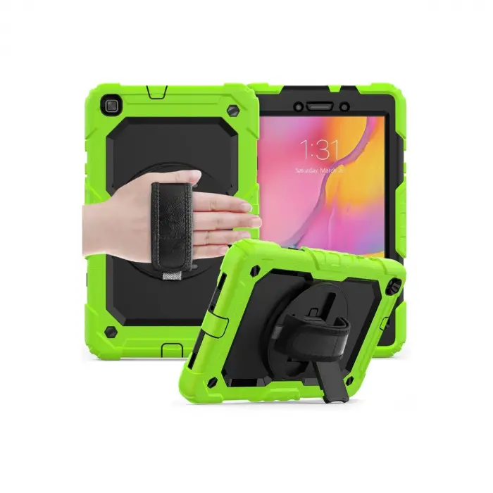 Samsung Galaxy T290 Tab A 8 Kılıf Pars Tablet Kapak - Yeşil