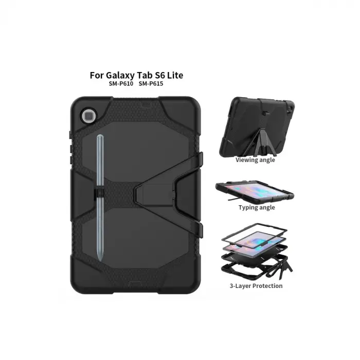 Samsung Galaxy T500 Tab A7 10.4 Kılıf Griffin Tablet Kapak - Siyah