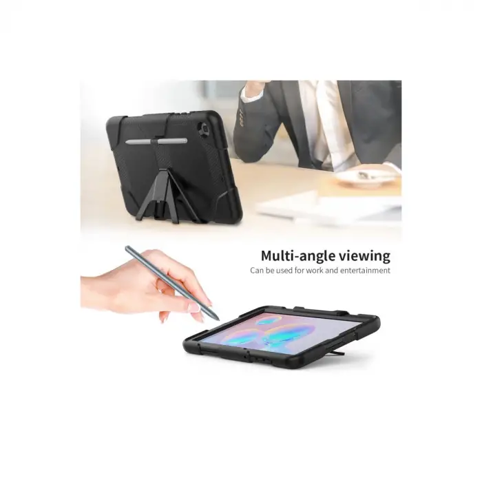 Samsung Galaxy T500 Tab A7 10.4 Kılıf Griffin Tablet Kapak - Siyah