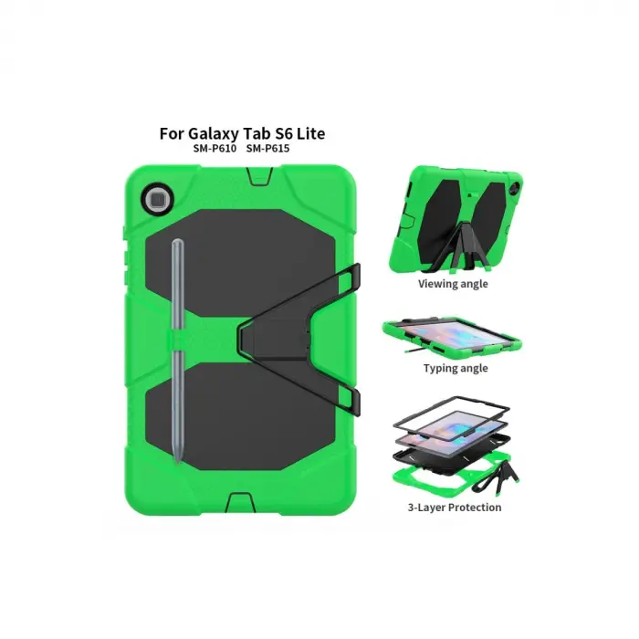 Samsung Galaxy T500 Tab A7 10.4 Kılıf Griffin Tablet Kapak - Yeşil