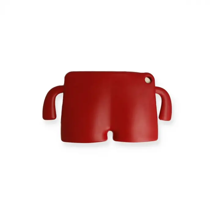 Samsung Galaxy T500 Tab A7 10.4 Kılıf Karakter Tablet Silikon - Kırmızı