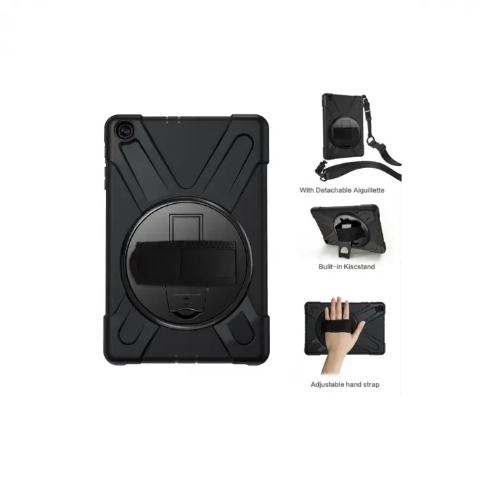 Samsung Galaxy T510 Tab A 10.1 Kılıf Amazing Tablet Kapak - Siyah