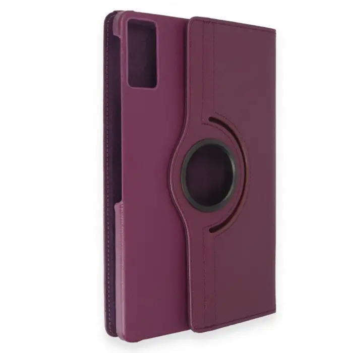 Samsung Galaxy T550 Tab A 9.7 Kılıf 360 Tablet Deri Kılıf - Mürdüm