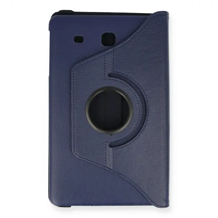 Samsung Galaxy T560 Tab E 9.7 Kılıf 360 Tablet Deri Kılıf - Lacivert