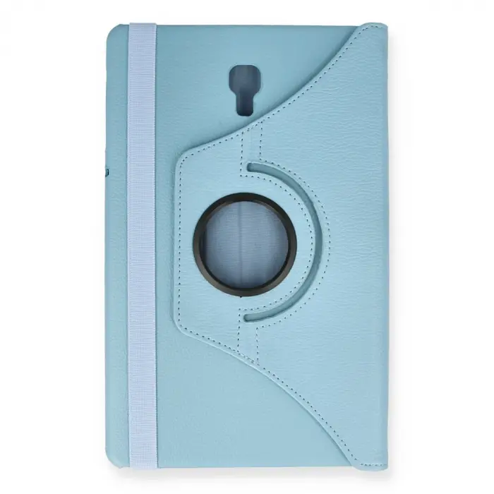 Samsung Galaxy T590 Tab A 10.5 Kılıf 360 Tablet Deri Kılıf - Turkuaz