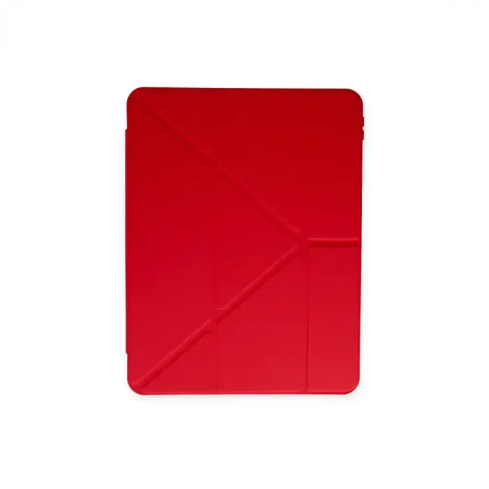 Samsung Galaxy T737 Tab S7 Fe 12.4 Kılıf Kalemlikli Mars Tablet Kılıfı - Kırmızı