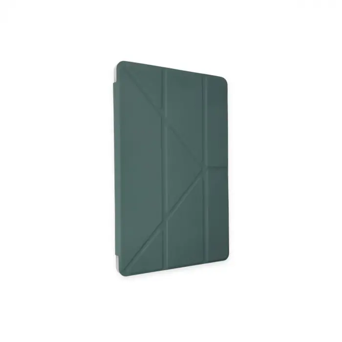 Samsung Galaxy T737 Tab S7 Fe 12.4 Kılıf Kalemlikli Mars Tablet Kılıfı - Koyu Yeşil
