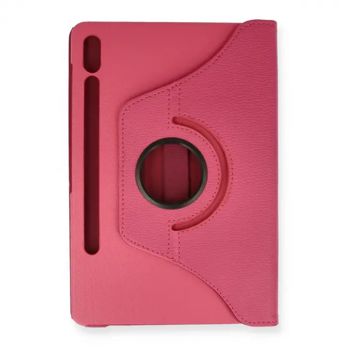 Samsung Galaxy T860 Tab S6 10.5 Kılıf 360 Tablet Deri Kılıf - Pembe