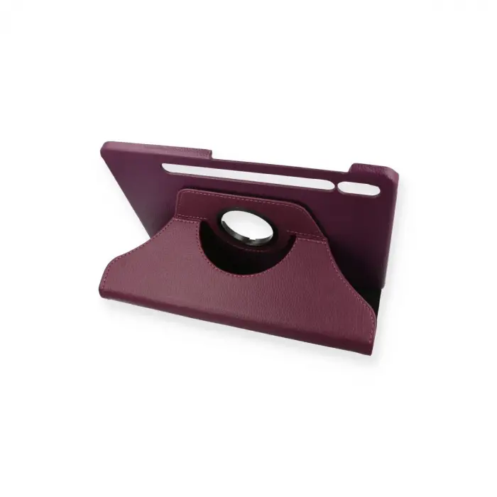 Samsung Galaxy T870 Tab S7 11 Kılıf 360 Tablet Deri Kılıf - Mürdüm