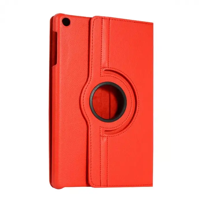 Samsung Galaxy Tab A11 360 Tablet Deri Kılıf - Kırmızı