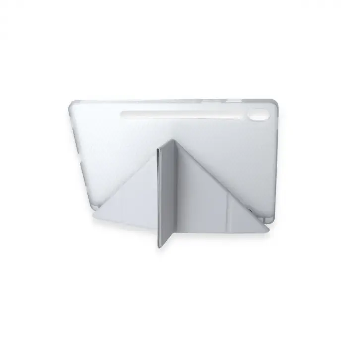 Samsung Galaxy Tab A9 Kılıf Kalemlikli Mars Tablet Kılıfı - Gri