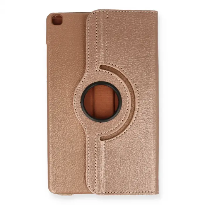 Samsung Galaxy Tab A9 Plus Kılıf 360 Tablet Deri Kılıf - Rose Gold