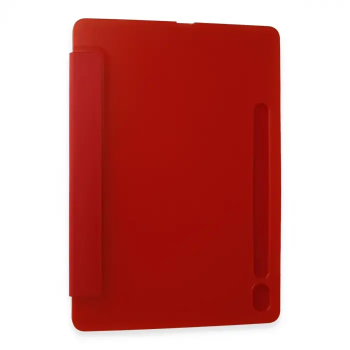 Samsung Galaxy Tab A9 Plus Kılıf Kalemlikli Mars Tablet Kılıfı - Kırmızı