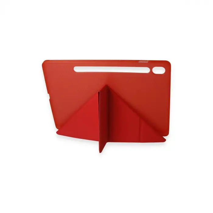 Samsung Galaxy Tab A9 Plus Kılıf Kalemlikli Mars Tablet Kılıfı - Kırmızı