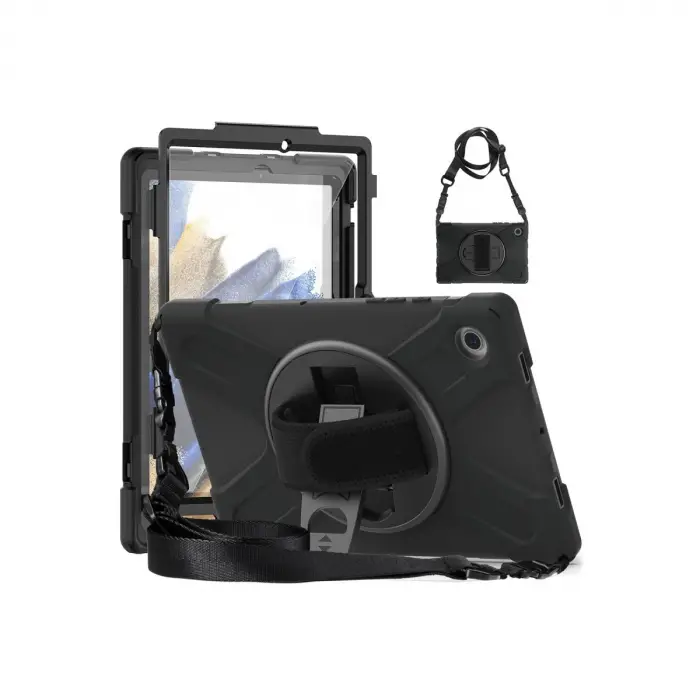 Samsung Galaxy X200 Tab A8 10.5 Kılıf Amazing Tablet Kapak - Siyah