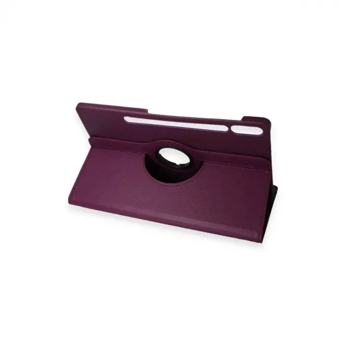 Samsung Galaxy X610 Tab S9 Fe Plus 12.4 Kılıf 360 Tablet Deri Kılıf - Mürdüm