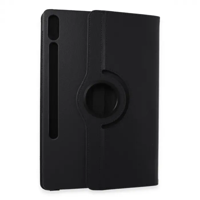 Samsung Galaxy X610 Tab S9 Fe Plus 12.4 Kılıf 360 Tablet Deri Kılıf - Siyah