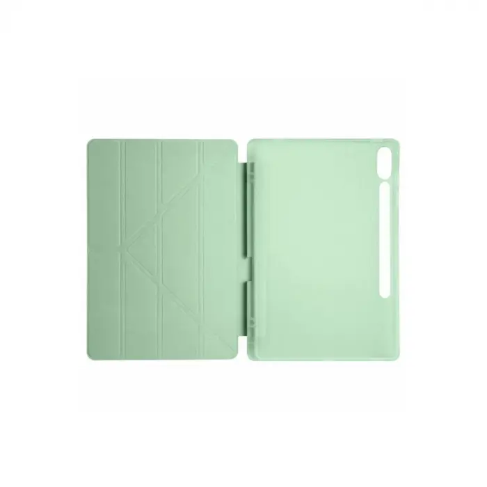 Samsung Galaxy X610 Tab S9 Fe Plus 12.4 Kılıf Kalemlikli Mars Tablet Kılıfı - Açık Yeşil