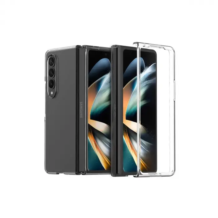 Samsung Galaxy Z Fold 3 Kılıf Fold Tpu Silikon - Şeffaf