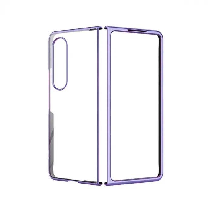 Samsung Galaxy Z Fold 4 Kılıf Fold Element Kapak - Mor