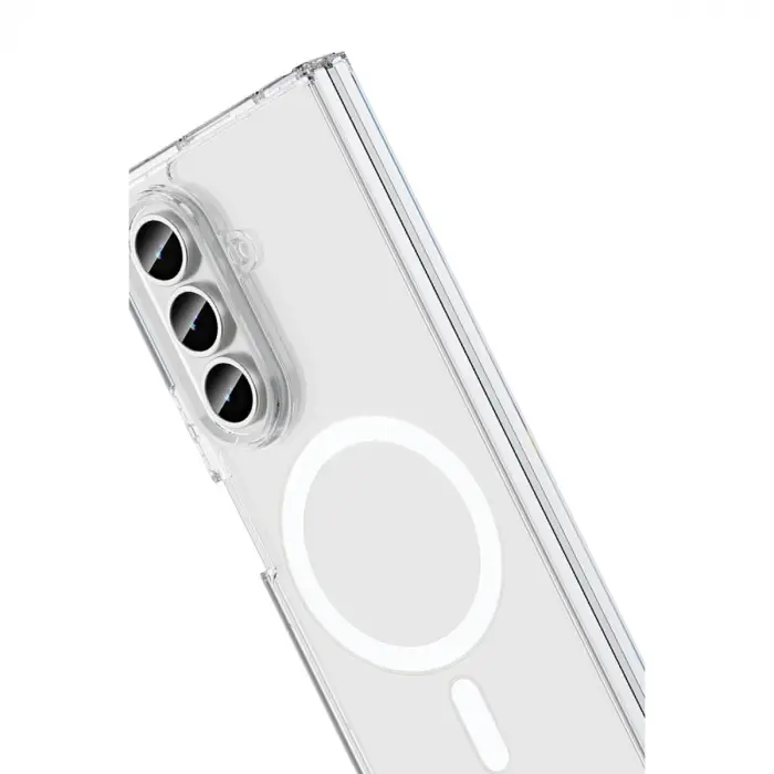 Samsung Galaxy Z Fold 7 Kılıf Magneticsafe Şeffaf Silikon - Şeffaf