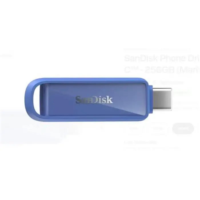 Sandisk SDIXS0N-256G-GN6ND 256GB Phone Drive with USB-C-128GB (Maritime Blue) Flash Bellek (KDO)