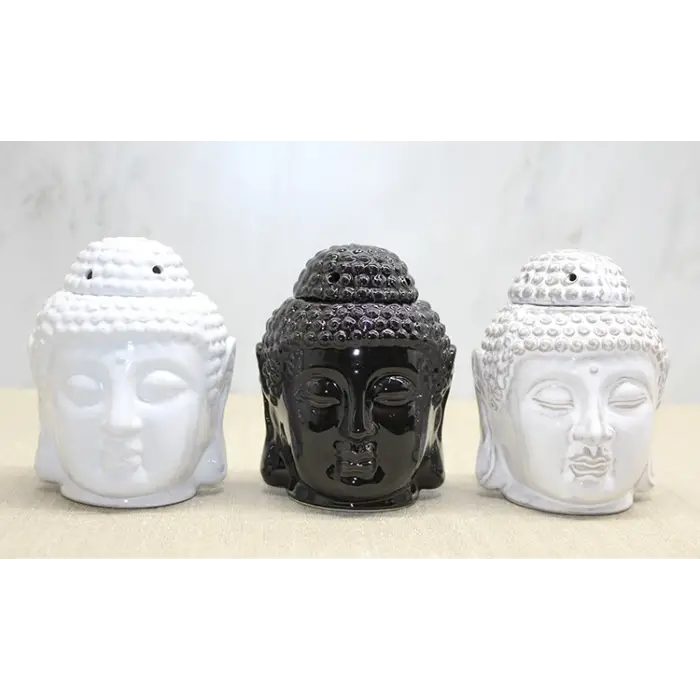 Seramik Buda Büstü Buhurdanlık Alk4447
