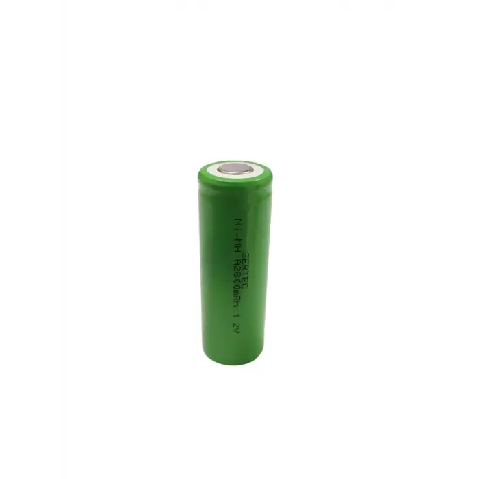 Sertec - 1.2v 2800 Mah - A Size - Ni-mh Şarjlı Pil - (başsız / Flat Head)