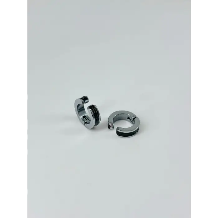 Sıkıştırma Çelik Erkek Küpe - Ekp0037