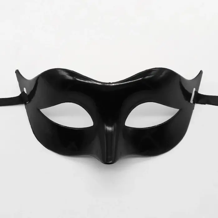Siyah Renk Masquerade Kostüm Partisi Venedik Balo Maskesi