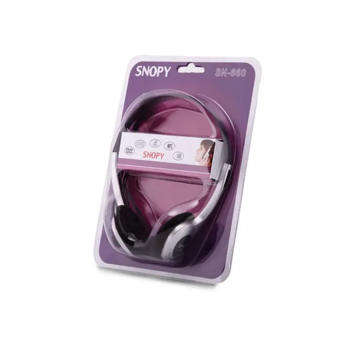 Snopy SN-660 Siyah Mikrofonlu Kulaklık (KDO)