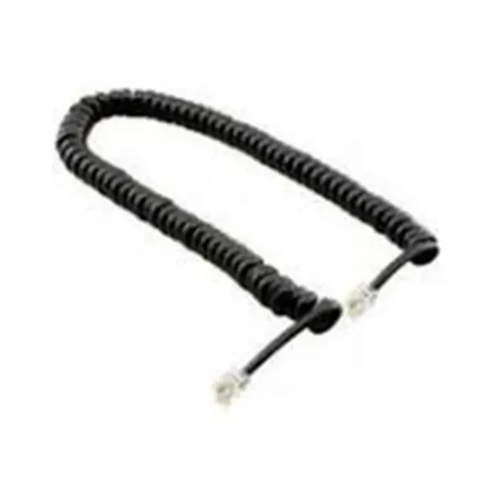 Spiral Siyah Pluglu Ahize Kordonu 30 cm (KDO)