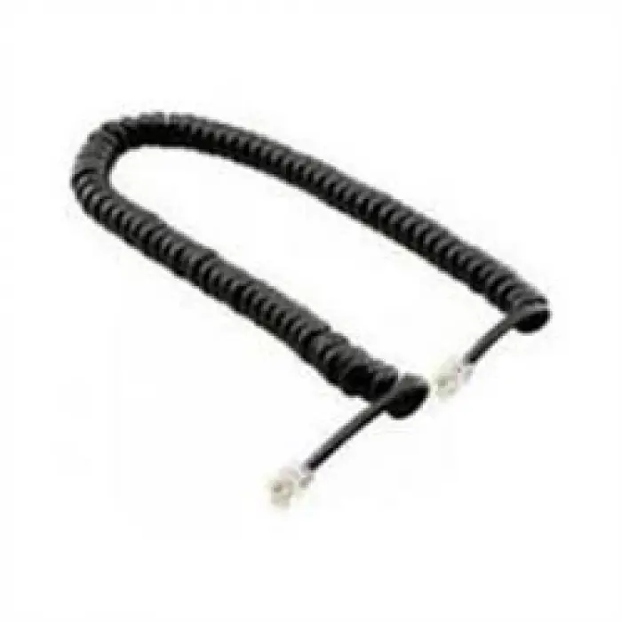 Spiral Siyah Pluglu Ahize Kordonu 30 cm (KDO)