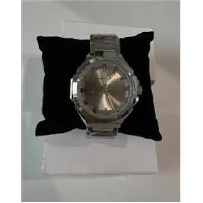 Swiss Plus Man Watch Basic Seri Model-9 ST3506AGS Max Plus Silver-Silver(Kol Saati) (KDO)