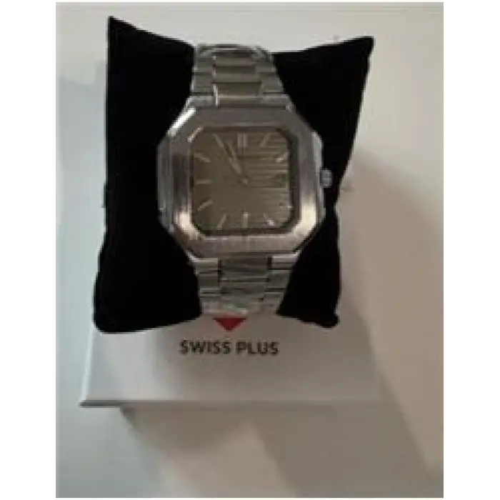 Swiss Plus Man Watch Premium Seri Model-6 RS23146 Beige-Silver