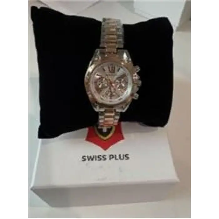 Swiss Plus Woman Watch Model-1 ST0730ABL Rose Gold-Silver