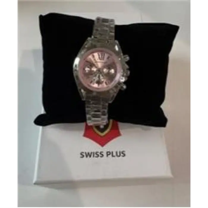 Swiss Plus Woman Watch Model-2 ST0730ABL Pink-Silver
