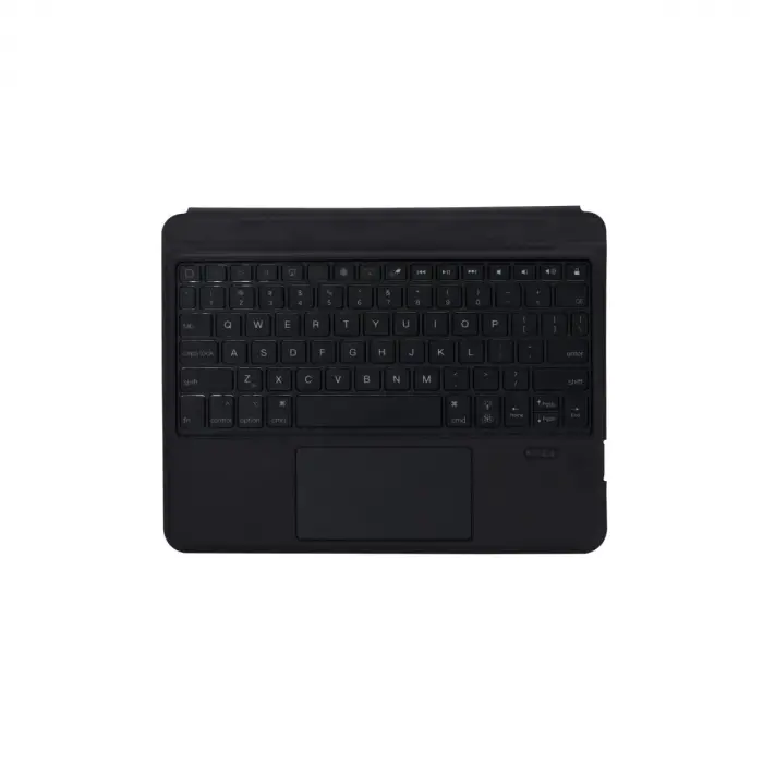 T5206d İpad 10.2 (7.nesil) Kılıf İnter Ledli Klavyeli Tablet Kılıfı - Siyah