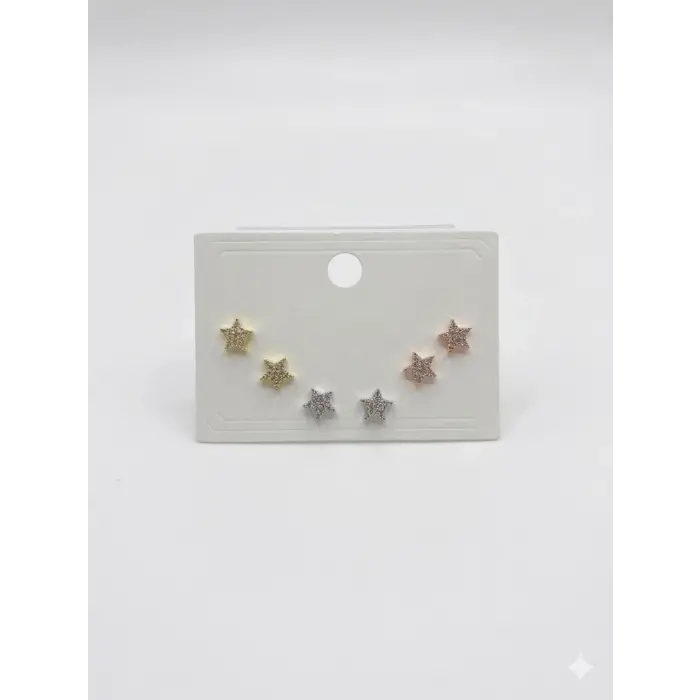 Tatlı Yıldızlar Altılı Küpe - Kp00661